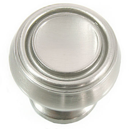 MNG 1 1/4" Knob, Balance, Satin Nickel 85028